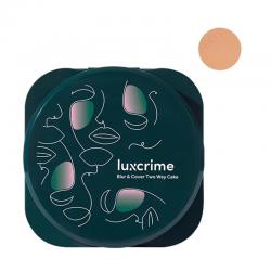 Luxcrime Mini Blur & Cover Two Way Cake in Custard