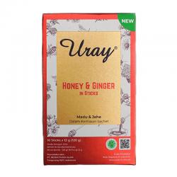 Madu Uray Honey and Ginger Stick (10 Stick @ 12gr)