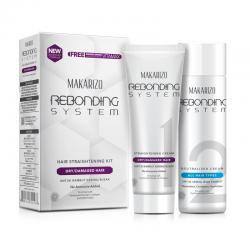 Makarizo Rebonding System Hair Straightening Kit Dry/Damaged Hair