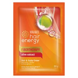 Makarizo Hair Energy Fibertherapy Hair and Scalp Cream Olive Extract 30gr