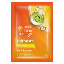 Makarizo Hair Energy Fibertherapy Hair and Scalp Cream Kiwi Extract 30gr