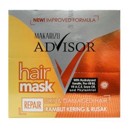 Makarizo Advisor Hair Mask Repair Dry and Damage Hair (15ml x 12s)