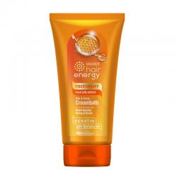 Makarizo Hair Energy Fibertherapy Hair and Scalp Creambath Royal Jelly Extract Tube 200 ml
