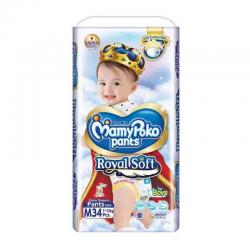 MamyPoko Pants Royal Soft (Tipe Celana) Boys M 34pcs
