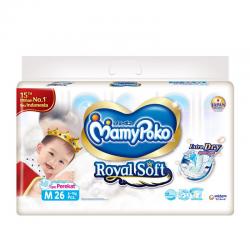 MamyPoko Royal Soft (Tipe Perekat) M 26pcs