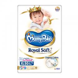 MamyPoko Royal Soft (Tipe Perekat) XL 50pcs