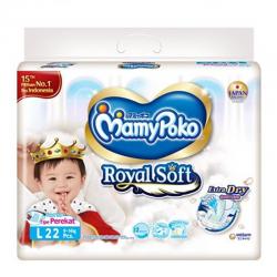 MamyPoko Royal Soft (Tipe Perekat) L 22pcs