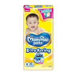 MamyPoko Pants X-Tra Kering Standar (Tipe Celana) M 32pcs