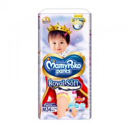 MamyPoko Pants Royal Soft (Tipe Celana) Girls M 34pcs