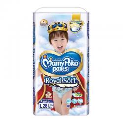 MamyPoko Pants Royal Soft (Tipe Celana) Boys L 28pcs