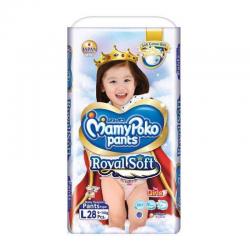 MamyPoko Pants Royal Soft (Tipe Celana) Girls L 28pcs