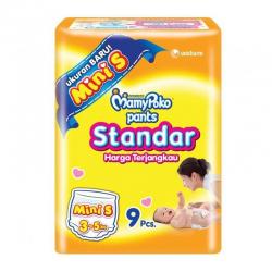 MamyPoko Pants Standar (Tipe Celana) NB Mini S 9pcs