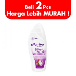 Marina Hand and Body Lotion UV White E Collagen Asta 185ml (BELI 2pcs LEBIH MURAH)