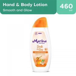Marina Hand Body Lotion Natural Smooth and Glow 460ml