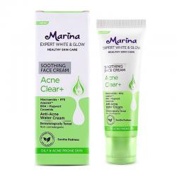 Marina Expert White & Glow Intensive Gel Face Cream Acne Clear+ 20ml
