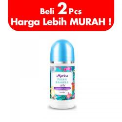 Marina Antiperspirant Deodorant Roll on Fresh Sparkle 45ml (BELI 2pcs LEBIH MURAH)