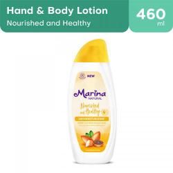 Marina Hand Body Lotion Natural Nourished and Healthy 460ml