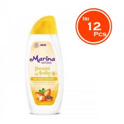 Marina Hand Body Lotion Natural Nourished and Healthy 335ml (Isi 36pcs)