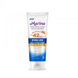 Marina Expert White & Glow Daily UV Shield Face Sunscreen SPF 42 PA++++ Hydra Lock 30ml