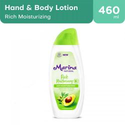 Marina Hand Body Lotion Natural Rich Moisturizing 460ml