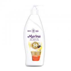 Marina Hand and Body Lotion UV White Extra SPF30 Pump Bottle 350ml