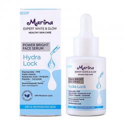 Marina Expert White & Glow MoistPower Bright Face Serum Hydra Lock 20ml