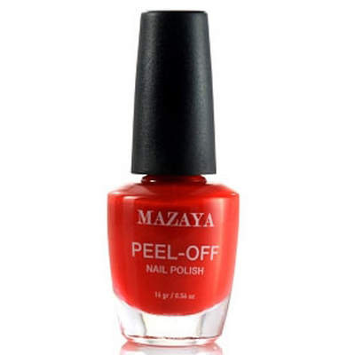 Jual Mazaya Peel Off Nail Polish Glamour Red - Gogobli