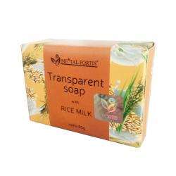 Metal Fortis Transparent Soap with Rice Milk 85gr