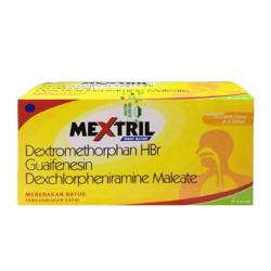 Mextril Obat Batuk Box (25 Catch Cover @ 4 Tablet) (ED: Sep 25)