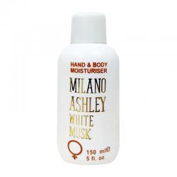 Milano Ashley Hand & Body Lotion Moisturiser White Musk 150ml