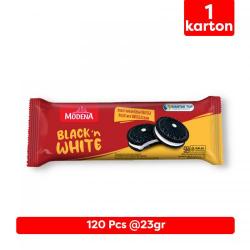 Modena Black N White Vanilla Karton (120pcs @ 23gr) (ED: Mar 25)