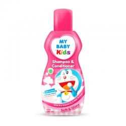 My Baby Kids Shampoo and Conditioner Soft and Shiny Pink 180ml
