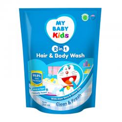 My Baby Kids Hair and Body Wash Clean and Fresh Refill 200ml