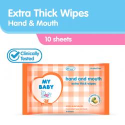 My Baby Extra Thick Wipes Hand and Mouth 10s