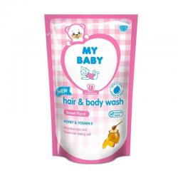 My Baby Hair and Body Wash Sweet Floral Refill 375ml