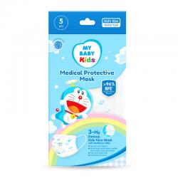 My Baby Kids 3-Ply Earloop Medical Protective Mask 5s