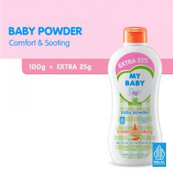 My Baby Powder Comfort and Soothing 100gr + Extra 25gr 