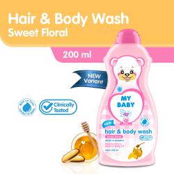 My Baby Hair and Body Wash Sweet Floral 200ml