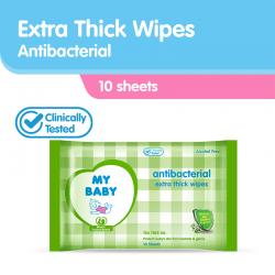 My Baby Extra Thick Wipes Antibacteri 10s