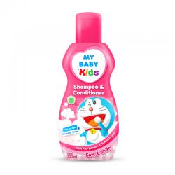 My Baby Kids Shampoo and Conditioner Soft and Shiny Pink 100ml