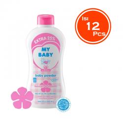 My Baby Powder Nourish and Smooth 225gr + Extra 56gr (Isi 12pcs)