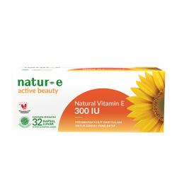 Natur E Active Beauty Natural Vitamin E 300 IU 32 Kapsul Lunak