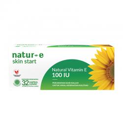 Natur E Skin Start Natural Vitamin E 100 IU 32 Kapsul Lunak