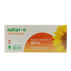 Natur E Active Beauty Natural Vitamin E 300 IU 16 Kapsul Lunak