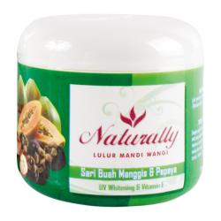 Naturally Lulur Wangi Sari Buah Manggis dan Pepaya 200gr (ED: Nov 25)