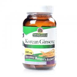 Natures Answer Korean Ginseng Root 500mg 50 vegan capsules
