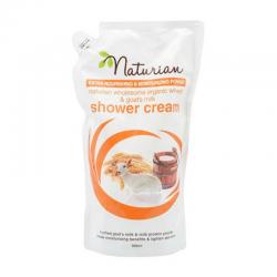 Naturian Shower Cream Organic Wheat Refill Pack 900ml