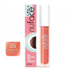 Nuface Nu Matte Lip Cream 05. Peachy Nami 4gr