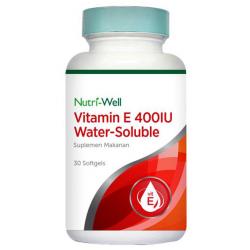 Nutriwell Vitamin E 400 IU Water Soluble 30 Softgel