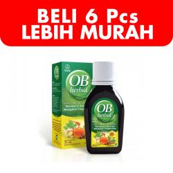 OB Herbal 60ml (BELI 6 pcs LEBIH MURAH)
